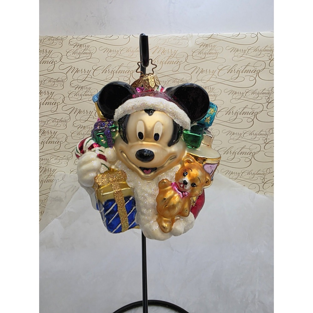 Christopher Radko Disney Gifts Galore Mickey Mouse 2002 Exclusive Ornament